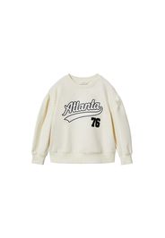 MANGO KIDS Felpa 'ATLANTA'  bianco naturale / nero / blu scuro