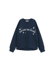 MANGO KIDS Felpa  blu notte / argento / bianco