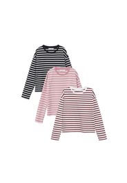 MANGO KIDS Maglietta  rosa / bordeaux / nero / offwhite