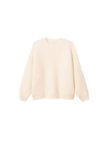 MANGO Pullover  nudo / bianco