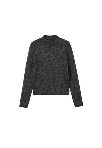 MANGO Pullover 'Shinyc'  nero / argento