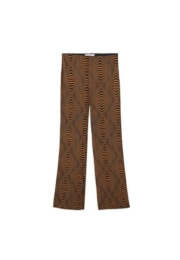 MANGO Pantaloni 'Leona'  nero / ocra