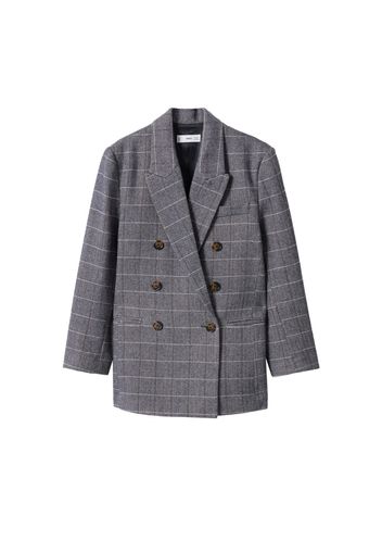 MANGO Blazer 'Telmo'  grigio scuro / marrone / écru