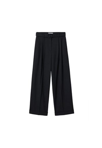 MANGO Pantaloni con pieghe 'SINGER'  antracite