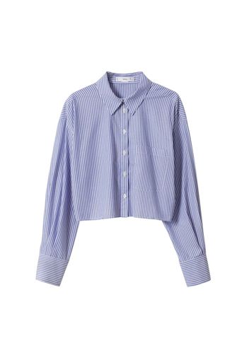 MANGO Camicia da donna 'Jamecor'  blu / bianco