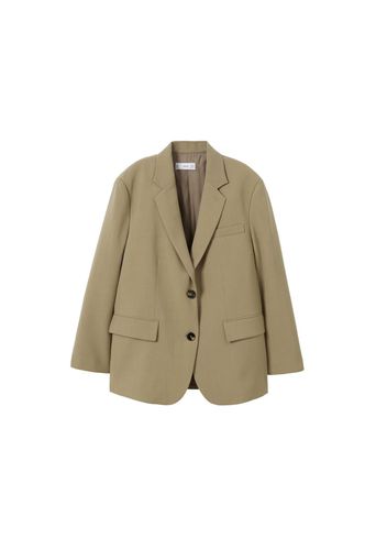 MANGO Blazer 'nicole'  beige / marrone scuro