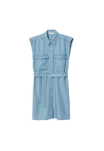 MANGO Abito camicia 'marine'  blu denim