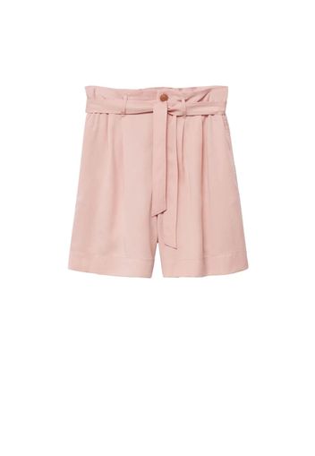 MANGO Pantaloni con pieghe  rosa chiaro