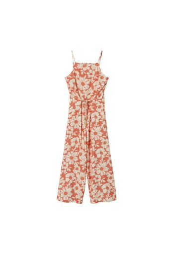 MANGO Tuta jumpsuit 'Max-H'  rosso vino / beige chiaro