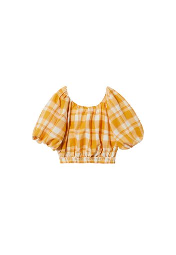 MANGO Camicia da donna 'Bruno'  senape / bianco / giallo chiaro