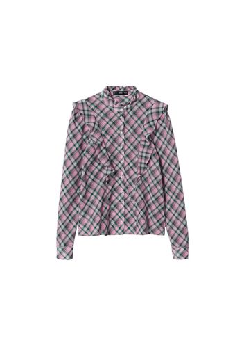 MANGO Camicia da donna 'sopha'  rosa / bianco / verde