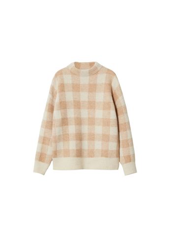 MANGO Pullover 'Pinyin'  beige / bianco