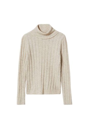 MANGO Pullover 'magnolia'  beige chiaro / grigio chiaro