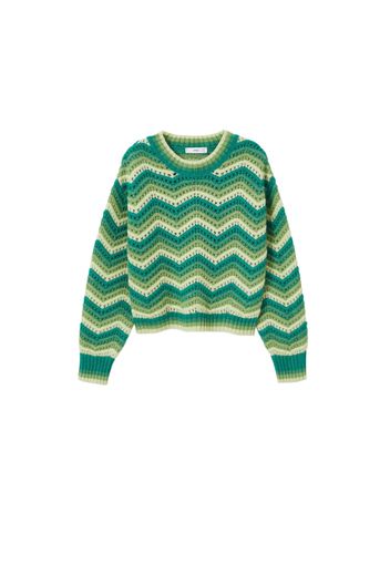 MANGO Pullover 'Gretel'  verde / verde chiaro