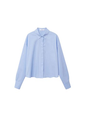 MANGO Camicia da donna  blu denim