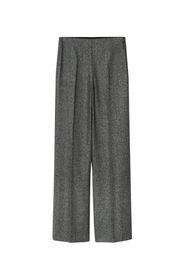 MANGO Pantaloni con pieghe 'BLAKE'  grigio scuro