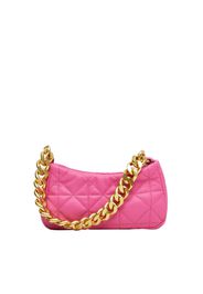 MANGO Borsa a spalla 'Chess'  giallo oro / fucsia