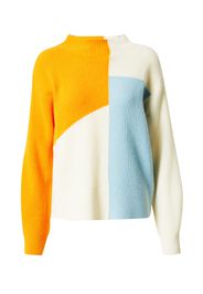 Marc Cain Pullover  blu chiaro / mandarino / bianco