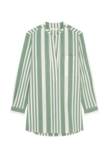 Marc O'Polo Camicia da donna  verde / bianco