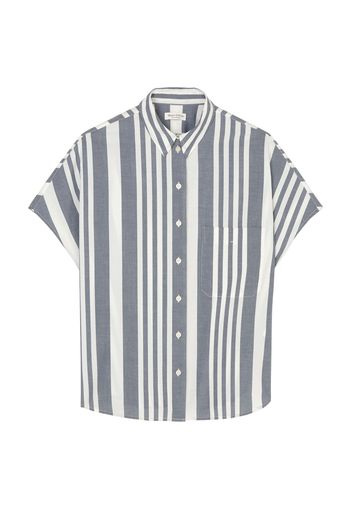 Marc O'Polo Camicia da donna  bianco / grigio sfumato