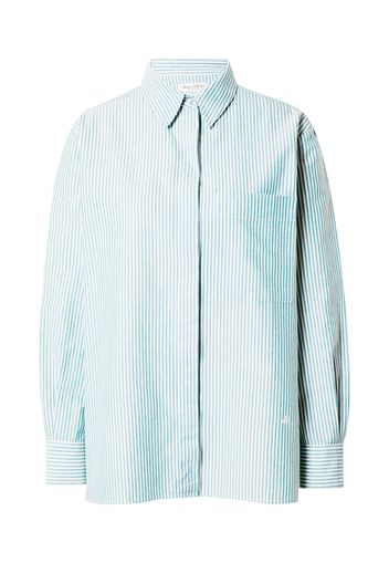 Marc O'Polo Camicia da donna  giada / bianco