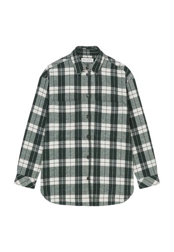 Marc O'Polo Camicia da donna  écru / verde scuro