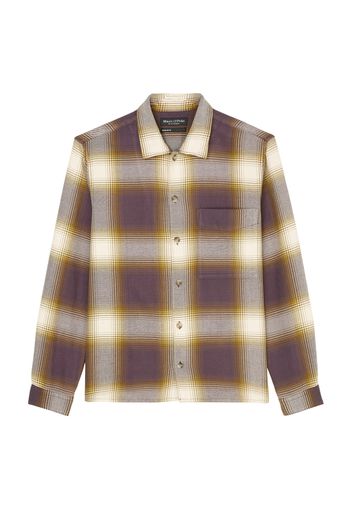 Marc O'Polo Camicia  beige / cachi / lilla scuro