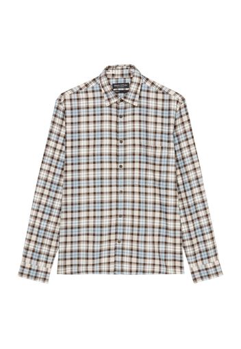 Marc O'Polo Camicia  beige / blu chiaro / marrone