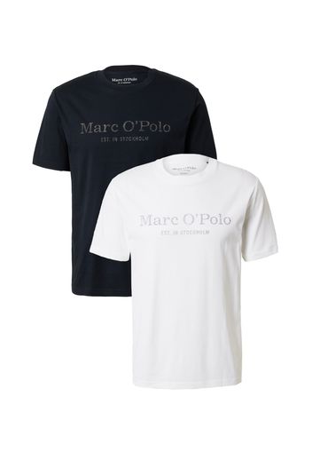 Marc O'Polo Maglietta  nero / bianco