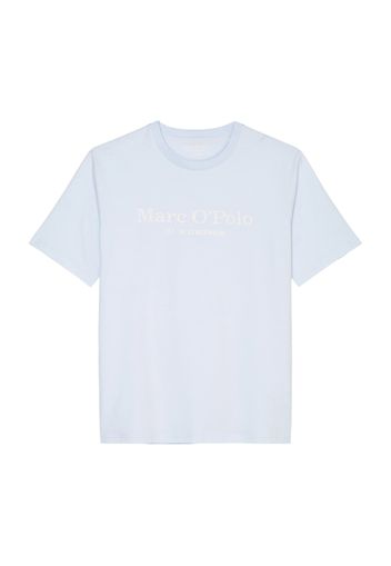 Marc O'Polo Maglietta  blu chiaro / bianco