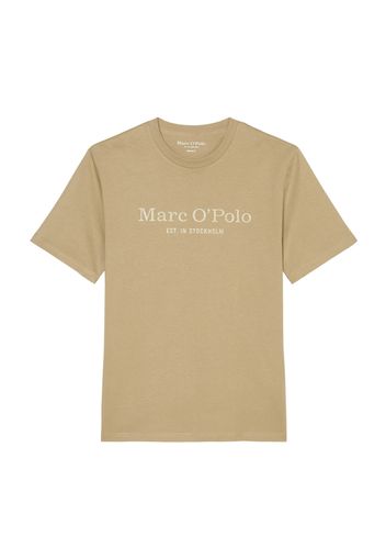 Marc O'Polo Maglietta  marrone chiaro / bianco