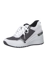 MARCO TOZZI Sneaker bassa  grigio argento / nero / bianco