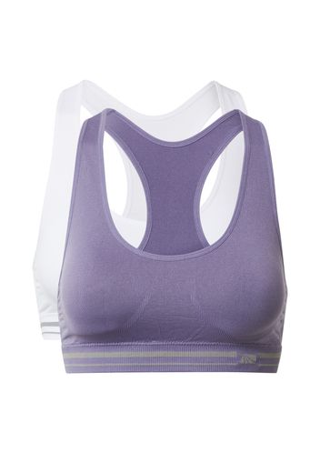 Marika Reggiseno sportivo 'Kelly'  grigio / lilla chiaro / bianco