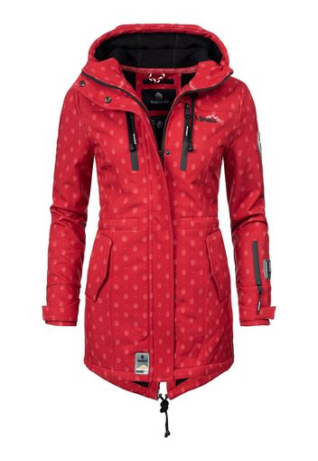 MARIKOO Cappotto funzionale 'Zimtzicke'  rosso / nero