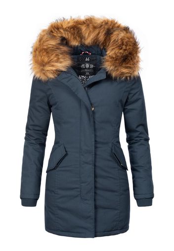 MARIKOO Cappotto invernale 'Karmaa'  cognac / blu scuro