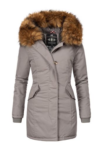 MARIKOO Cappotto invernale 'Karmaa'  grigio / camoscio