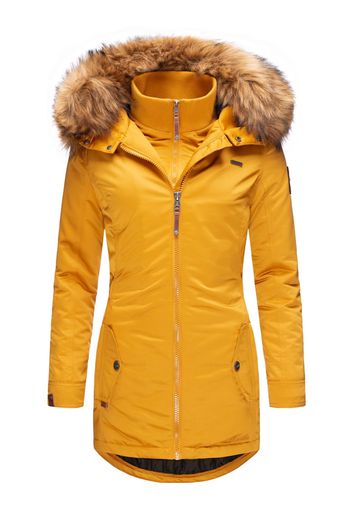 MARIKOO Cappotto invernale 'Sanakoo'  giallo oro