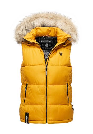 MARIKOO Gilet 'Eisflöckchen'  giallo / beige chiaro