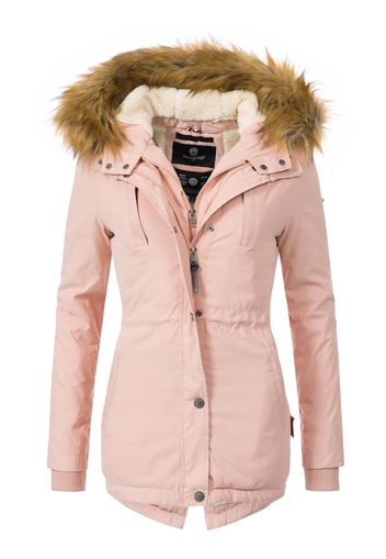 MARIKOO Cappotto invernale 'Akira'  rosa / bianco lana