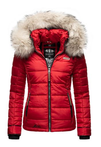 MARIKOO Giacca invernale 'Lerikaa'  beige / rosso / nero