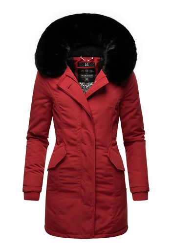 MARIKOO Cappotto invernale 'Karmaa'  rosso / nero