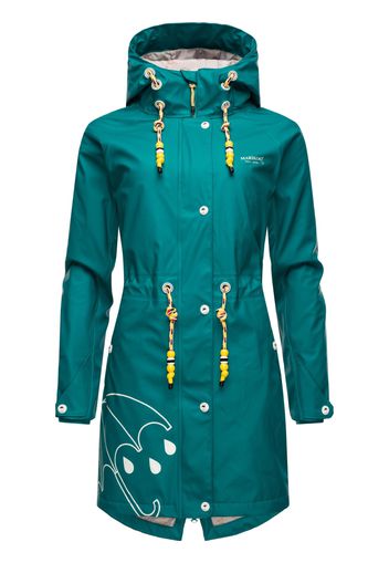 MARIKOO Cappotto funzionale  giallo / verde scuro / bianco