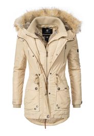 MARIKOO Parka invernale 'Grinsekatze'  beige