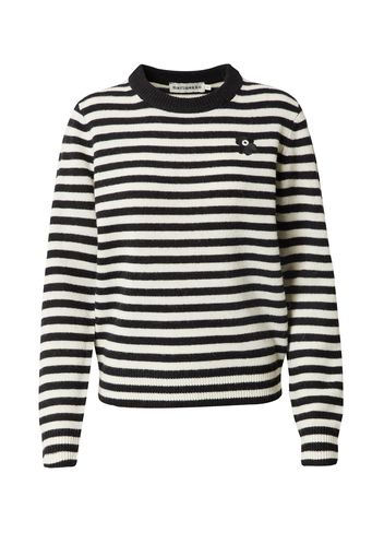 Marimekko Pullover 'Silfa Tasaraita'  nero / bianco