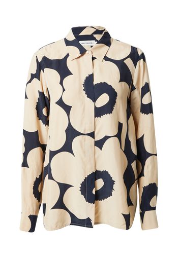 Marimekko Camicia da donna  beige / blu scuro