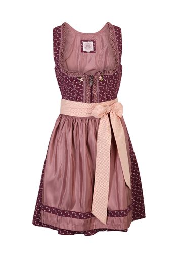 MARJO Dirndl 'Nena'  blu pastello / kiwi / mora / rosa pastello