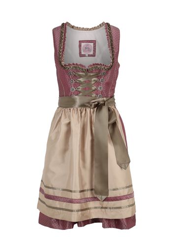 MARJO Dirndl 'Patrizia'  beige / color fango / bacca