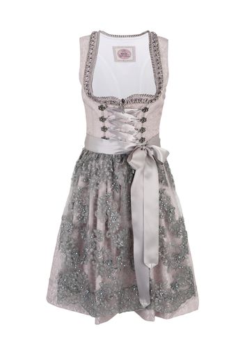 MARJO Dirndl 'Nadina'  champagne / rosa antico