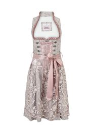 MARJO Dirndl 'Josefa'  talpa / rosa / bianco