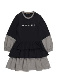 Marni Abito  navy / grigio sfumato / bianco